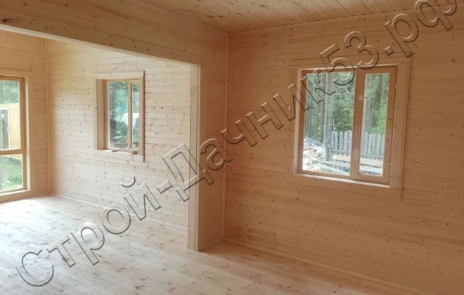 5 Каркасный дом Д-18, 8x67м, 56 М², Тверская область, Вышневолоцкий район, ст. Тверца (8)
